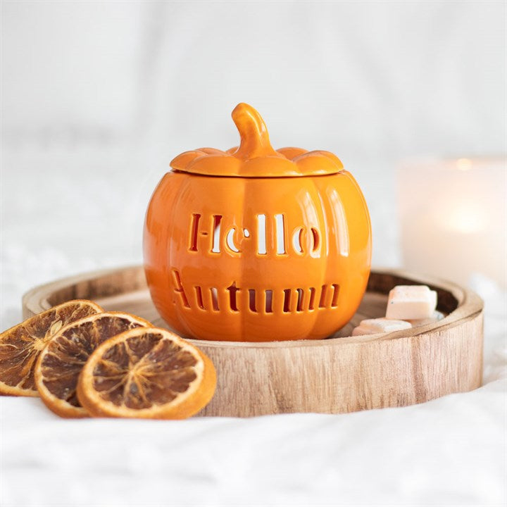 HELLO AUTUMN PUMPKIN OIL BURNER image 0