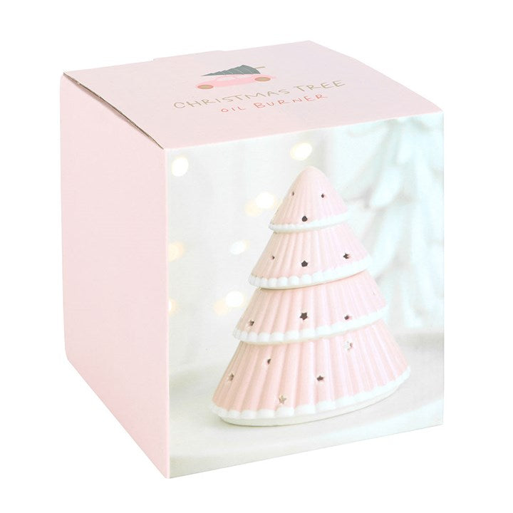 PINK CHRISTMAS TREE OIL BURNER image 2