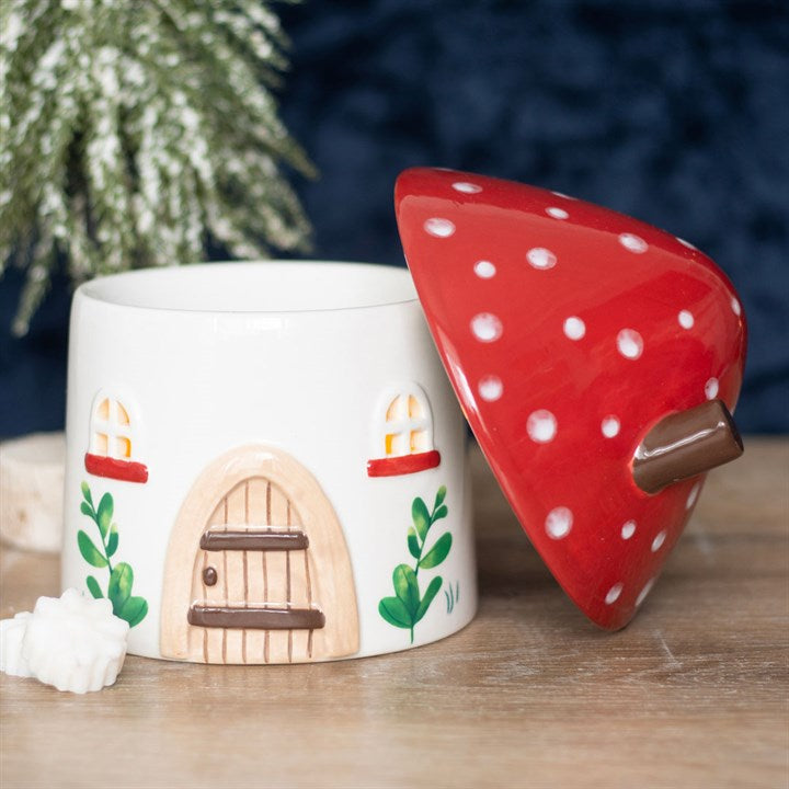 MUSHROOM HOUSE OIL BURNER AND WAX WARMER image 1