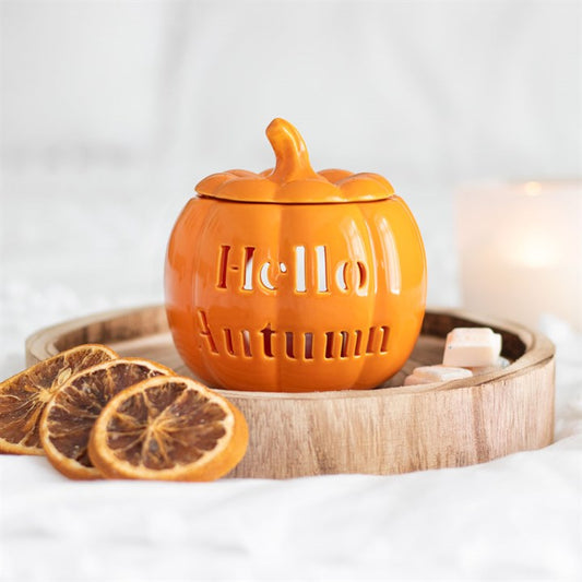 HELLO AUTUMN PUMPKIN OIL BURNER image 0