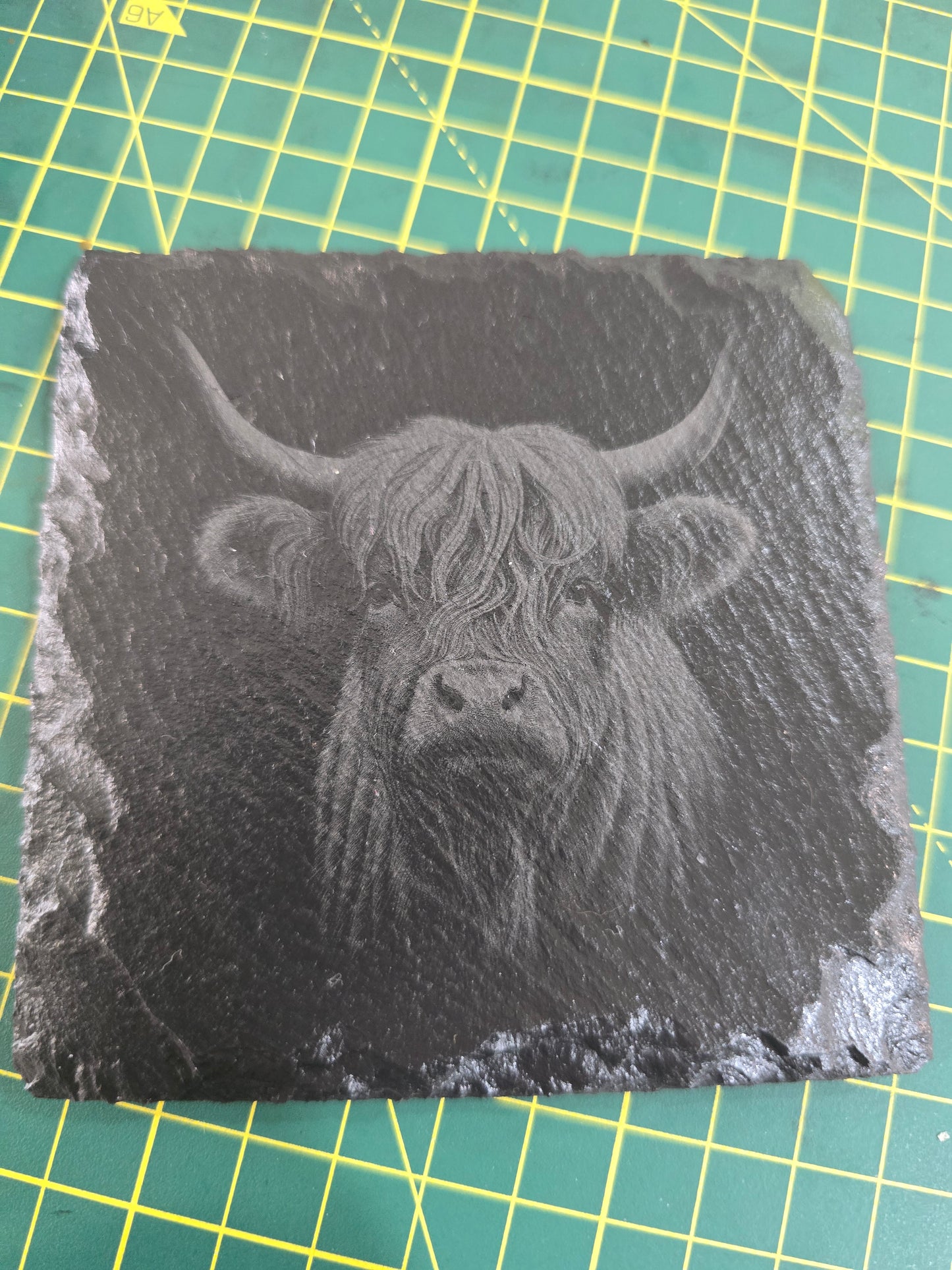 HIGHLAND COW SLATE COASTERS