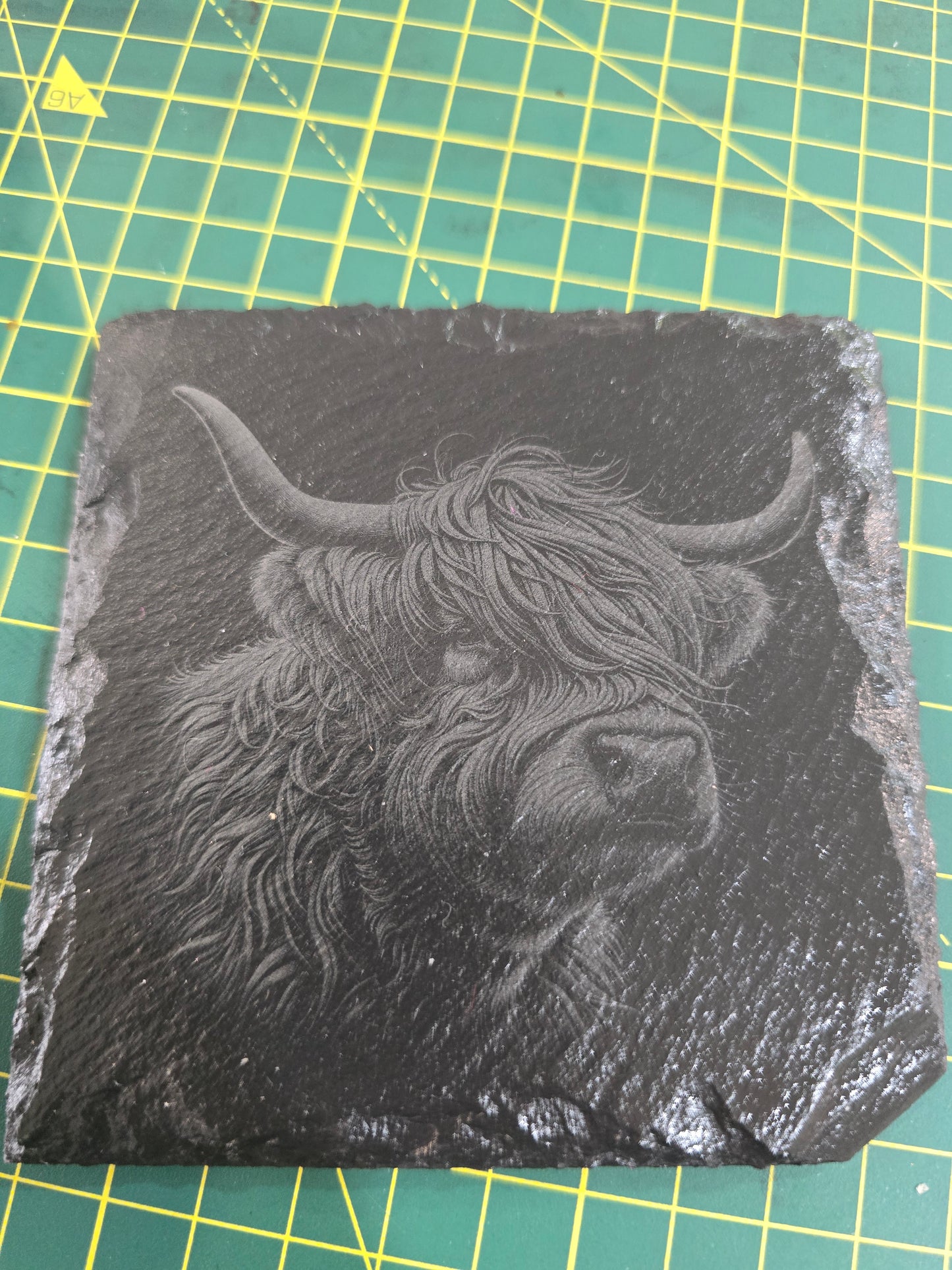 HIGHLAND COW SLATE COASTERS