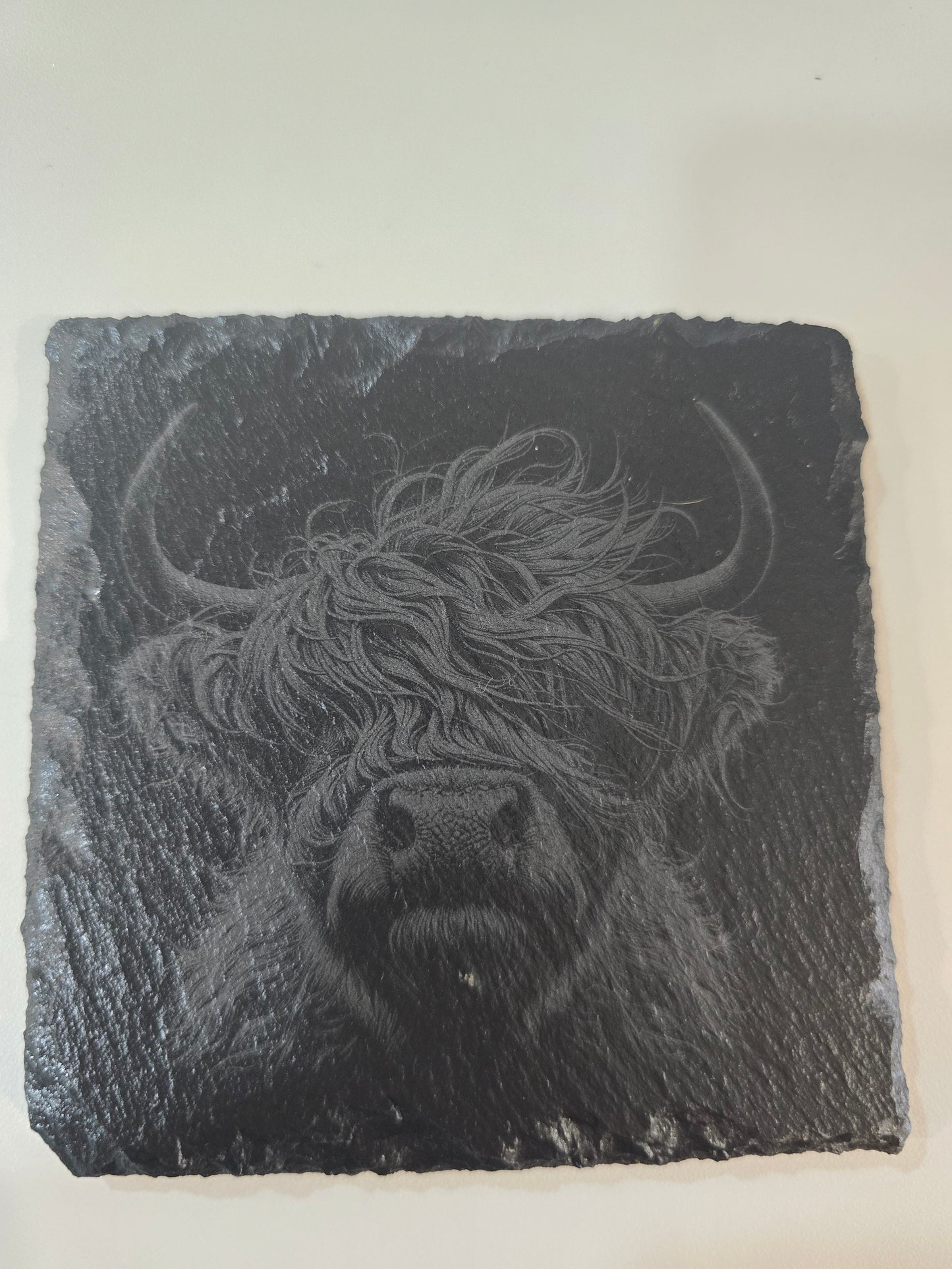 HIGHLAND COW SLATE COASTERS