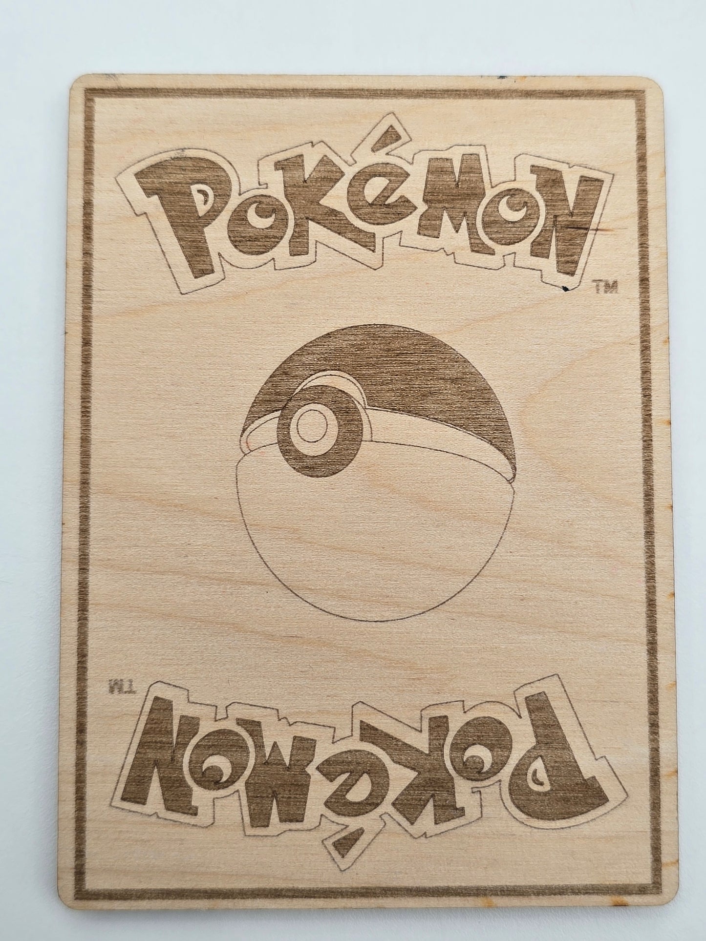 Wooden Pokémon Cards